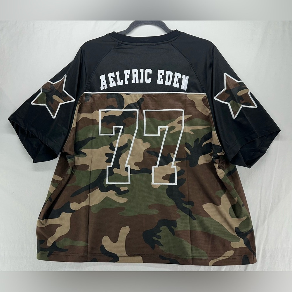 Aelfric‎ Eden 77 Camouflage Football Jersey Men’s M - Picture 2 of 8